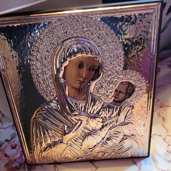 Silver Religious Wall Art - Picture 3 of 3